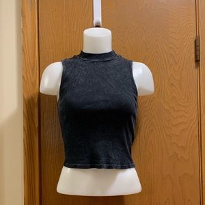 SUMMER SALE❕Nollie Gray Faded Wash Ribbed Tank